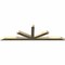 Ekena Millwork Saratoga Rough Sawn Timber Gable Bracket, Douglas Fir, 96"W x 28"H x 4"D x 4"F, 7/12 Pitch GBW096X28X0404SAR00RDF - alternate 2